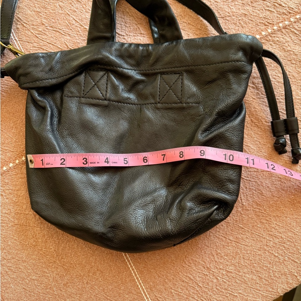 Madewell black leather purse